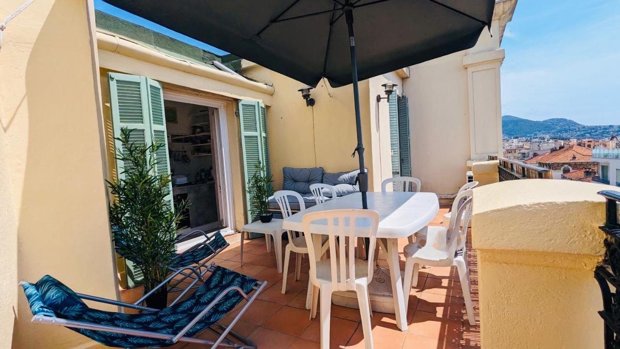 "Studio Ensoleille A Deux Pas Des Plages Avec Sa Grande Terrasse Privee !" Nice Exterior foto